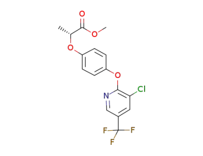 (R)-2-[4-[[3-chloro-5-(trifluoromethyl)-2-pyridinyl]oxy]phenoxy]propanoic acid methyl ester